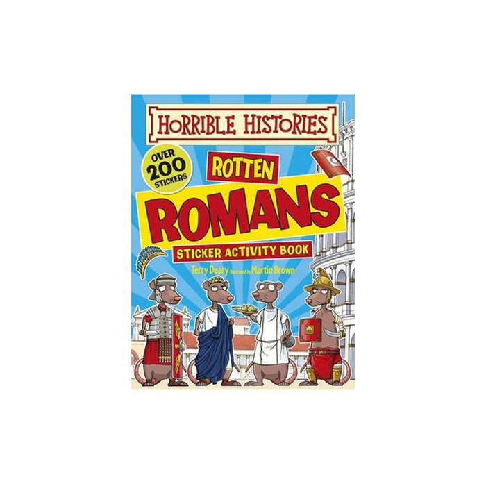 Horrible Histories : Rotten Romans Sticker Act Bk