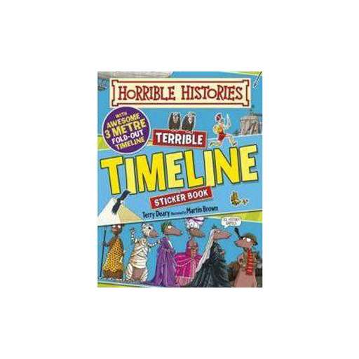 Horrible Histories : Terrible Timeline Sticker Bk