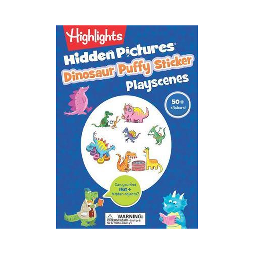 Highlights : Dinosaur Puffy Sticker Playscenes (Hidden Pict)