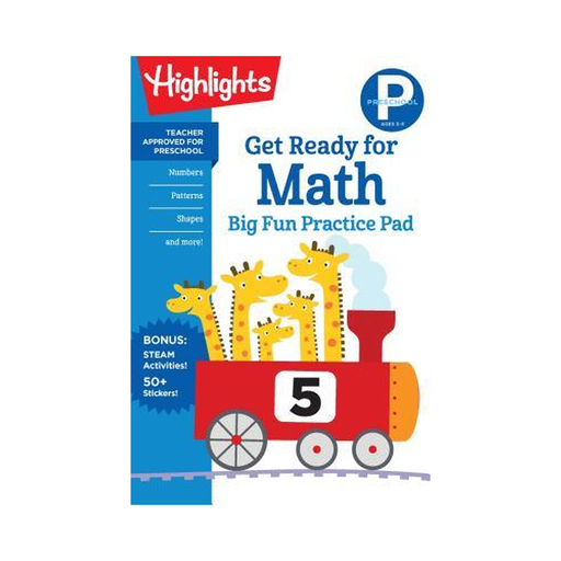 Highlights : Preschool Big Fun Practice Pad Math