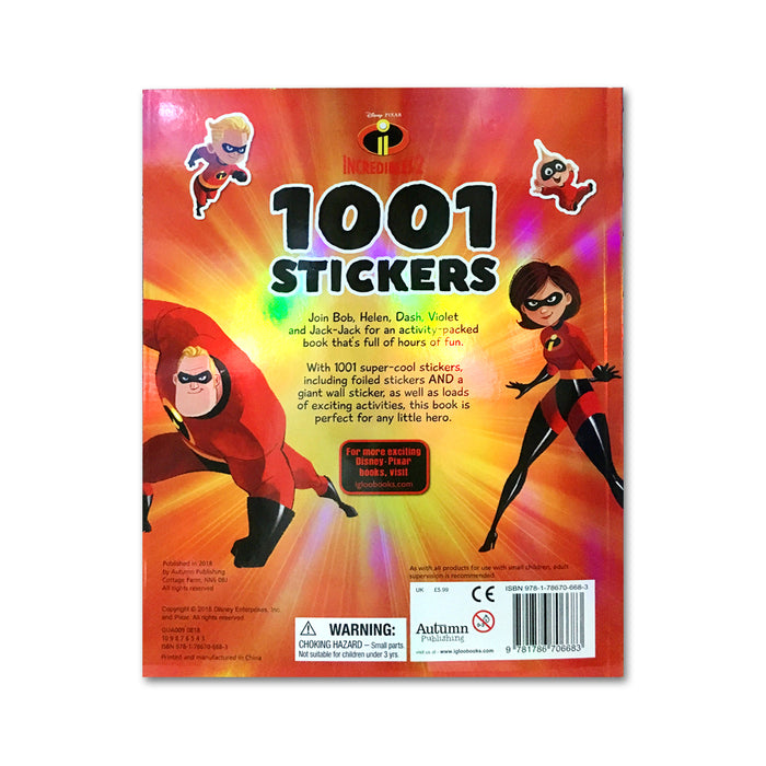 I-Disney Incredibles 2 1001 Stickers