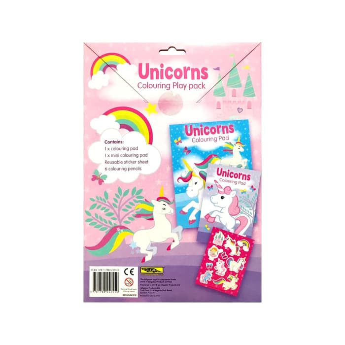 Unicorns Colouring Play Pack