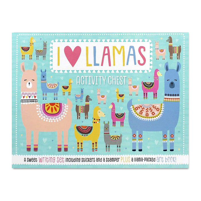 I Love Llamas Activity Chest Box