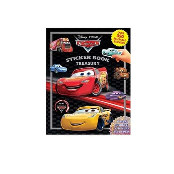 Sticker Bk Treasury : Cars